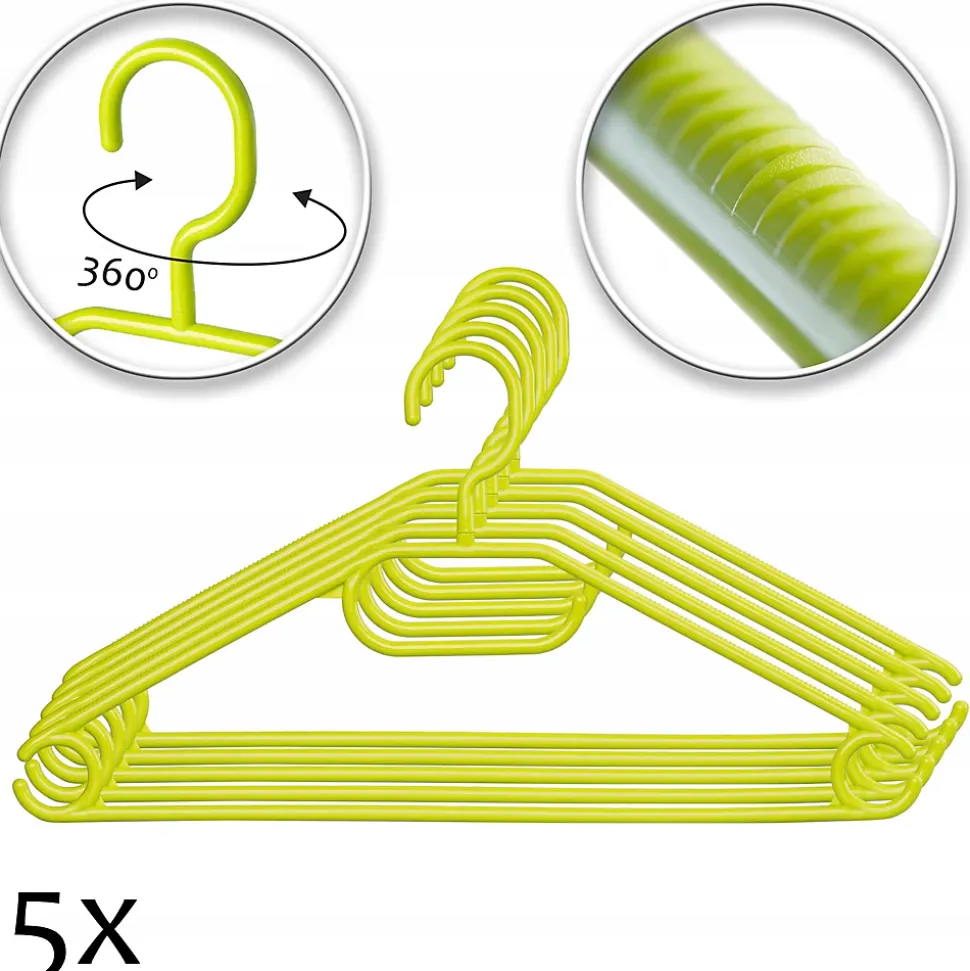 KADAX Cintre Pivotant Plastique 5 pcs