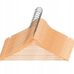 KADAX Cintres en bois Ensemble de cintres 12 pcs
