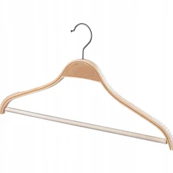 KADAX Cintres en bois laminé paquet de 6