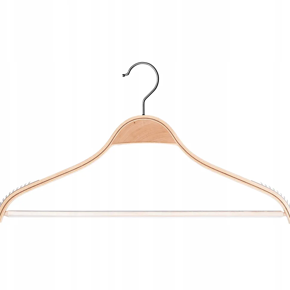 KADAX Cintres en bois pour vêtements laminés, 3 pcs