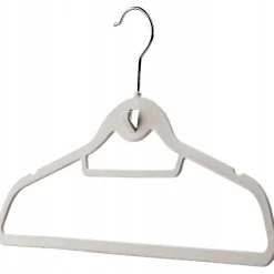 KADAX Cintres floqués 5 pièces Gris clair
