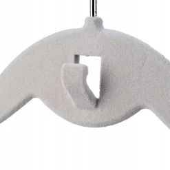 KADAX Cintres floqués 5 pièces Gris clair