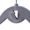 KADAX Cintres floqués 5 pièces Gris foncé