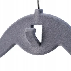 KADAX Cintres floqués 5 pièces Gris foncé