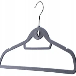 KADAX Cintres floqués 5 pièces Gris foncé