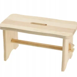 KADAX Tabouret de Cuisine en Bois Tabouret Chaise 39cm Plateforme Solide Ryczka