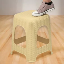 KADAX Tabouret Tabouret de Cuisine Chaise Beige 120kg
