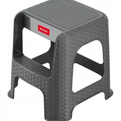 KADAX Tabouret Tabouret De Cuisine Échelle Solide Antidérapant Avec Marche 160kg