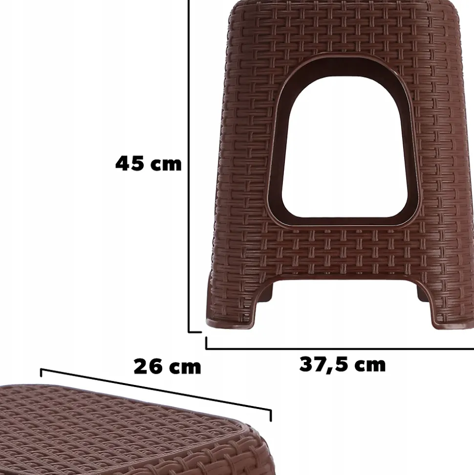 KADAX Tabouret Tabouret de Cuisine Chaise Marron 120kg