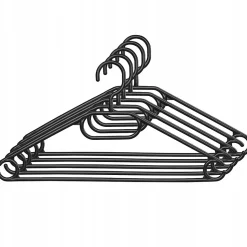 KADAX 5x Cintres Cintre en Plastique Noir