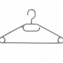 KADAX 5x cintres pivotants en plastique pour vêtements, gris