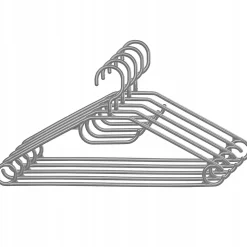 KADAX 5x cintres pivotants en plastique pour vêtements, gris