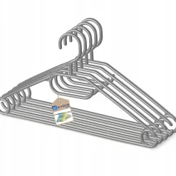 KADAX 5x cintres pivotants en plastique pour vêtements, gris