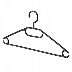 KADAX 5x cintres pivotants en plastique pour vêtements vêtements noir