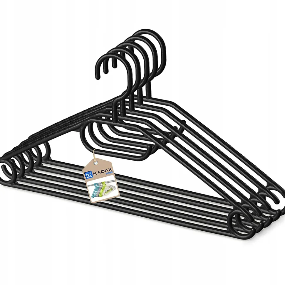 KADAX 5x cintres pivotants en plastique pour vêtements vêtements noir