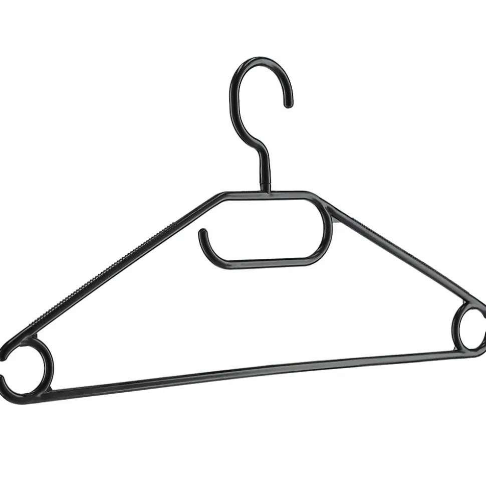 KADAX 5x cintres pivotants en plastique pour vêtements vêtements noir