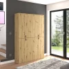 Kai - Combinaison de vestiaires (L/H/P : 122x193x34 cm) en imitation chêne Artisan