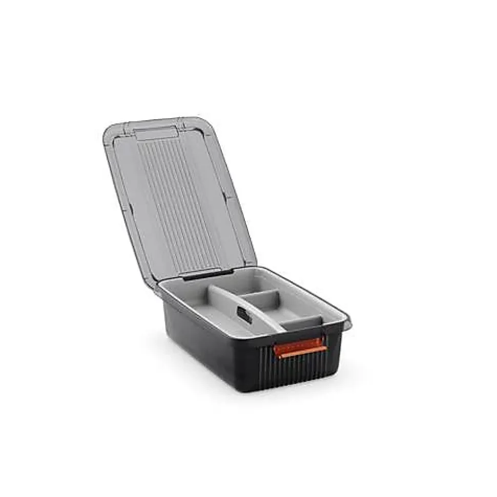 KIS Insert K Latch empilable M/L/XXL, 4 compartiments, gris, 545 x 85 x 360 mm