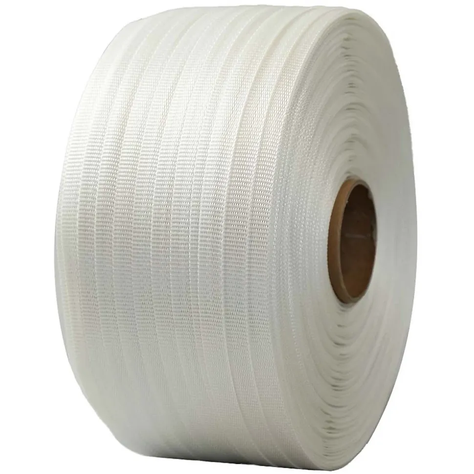 Kit 1 Feuillard de cerclage tressé 16 mm x 850 m + 250 boucles OFFERTES + 1 tendeur - Résistance 450kg - TECPLAST KFT1