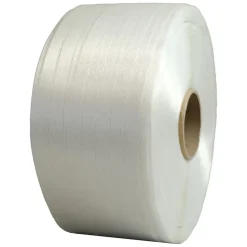 Kit 1 Feuillard de cerclage fil à fil 16 mm x 850 m + 1 tendeur OFFERT + 1 dévidoir + boucles - Résistance 450kg - TECPLAST KFF2