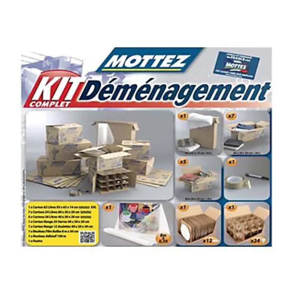 Kit de déménagement Mottez 17 pièces