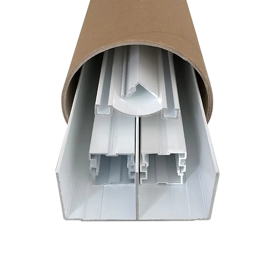 Kit de quincaillerie ClassicDoor pour placard coulissant avec freins et balais - Laqué blanc H2.5mXL3m (2VTX)