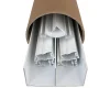 Kit de quincaillerie ClassicDoor pour placard coulissant avec freins et balais - Laqué blanc H2.5mXL3m (3VTX)