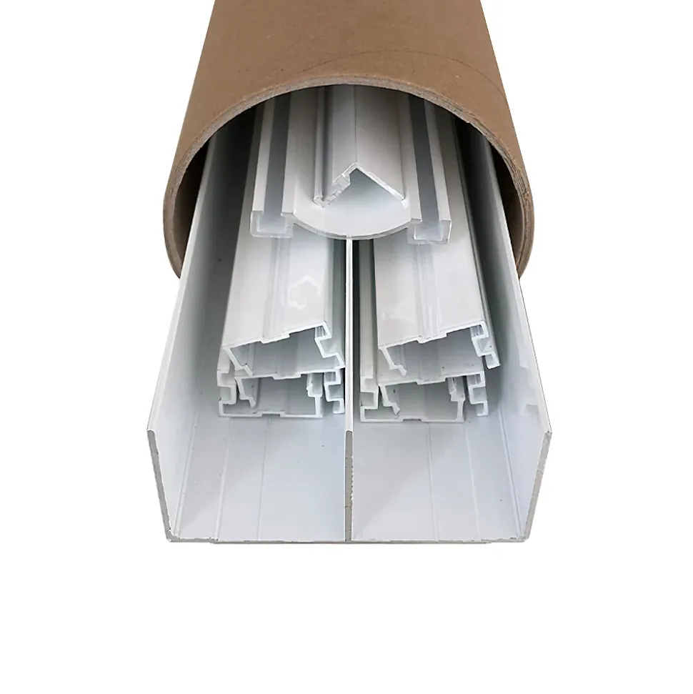Kit de quincaillerie ClassicDoor pour placard coulissant avec freins et balais - Laqué blanc H2.5mXL3m (3VTX)