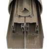 Kit de quincaillerie Styldoor en alu pour placard coulissant H2.5m x L3m, 2 vantaux, finition Taupe Beige