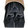 Kit de quincaillerie Styldoor en alu pour placard coulissant H2.5m x L3m, 3 vantaux, finition Gris ardoise
