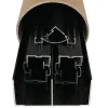 Kit de quincaillerie Styldoor en alu pour placard coulissant H2.5m x L3m, 2 vantaux, finition Noir mat