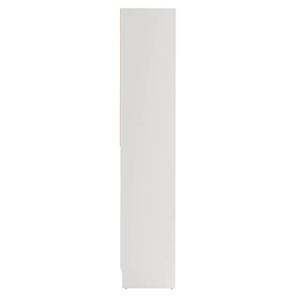 Kit dressing 2 colonnes avec tiroirs et 2 barres penderie blanc H.200 x L.180 cm