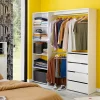Kit dressing ouvert blanc Karisma 1 colonne L. 181,5 x H. 200,4 x P. 39,95 cm