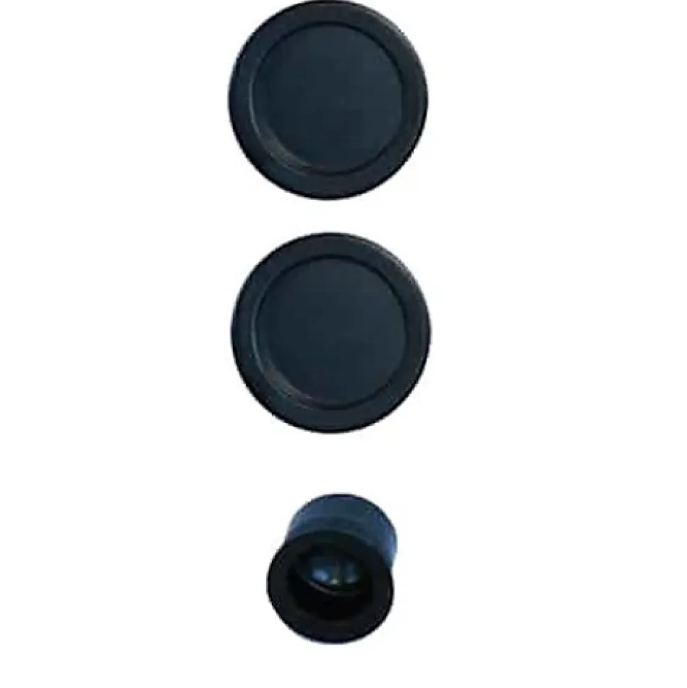 Kit pour porte coulissante noir bec de cane rosace ronde - EUROWALE - NO013