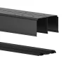 Kit rails de portes coulissantes GoodHome Arius noir 270 cm