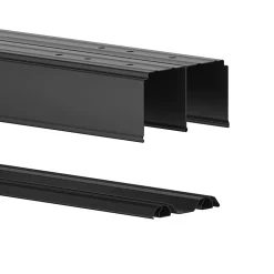 Kit rails de portes coulissantes GoodHome Arius noir 270 cm