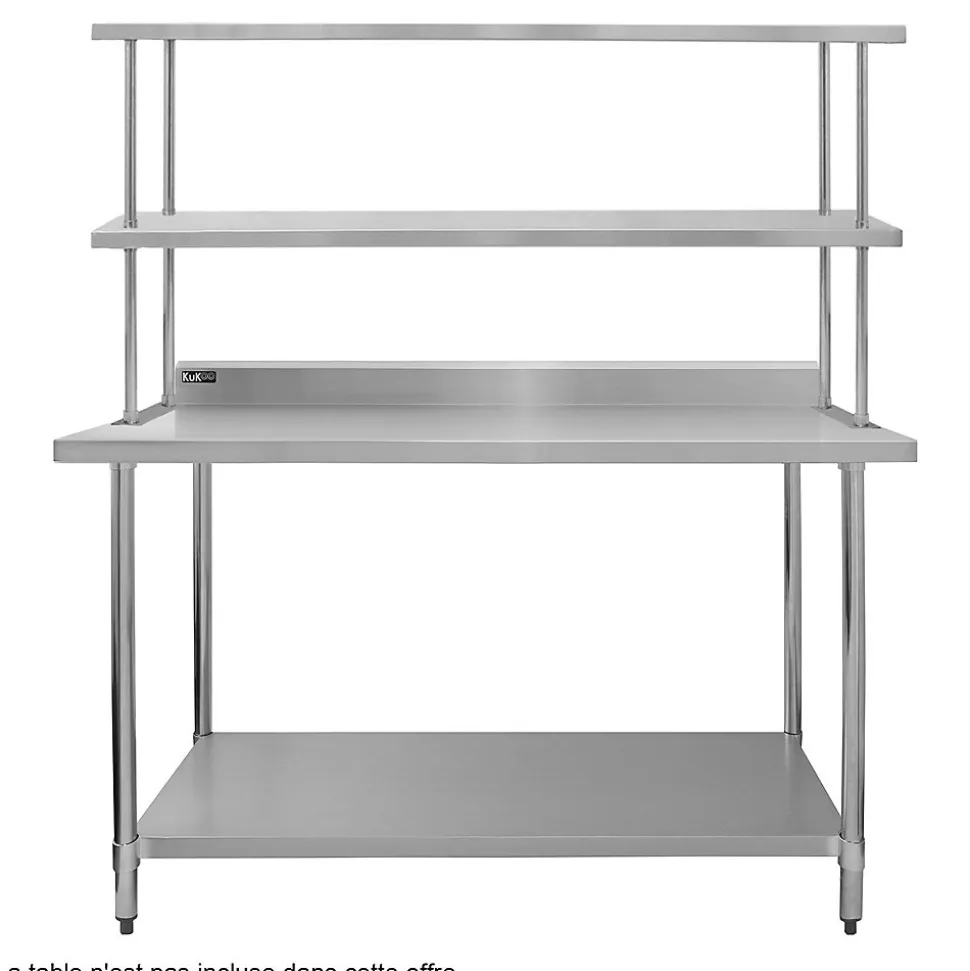 Kukoo Étagère d'Appoint à 2 Niveaux - 150 cm