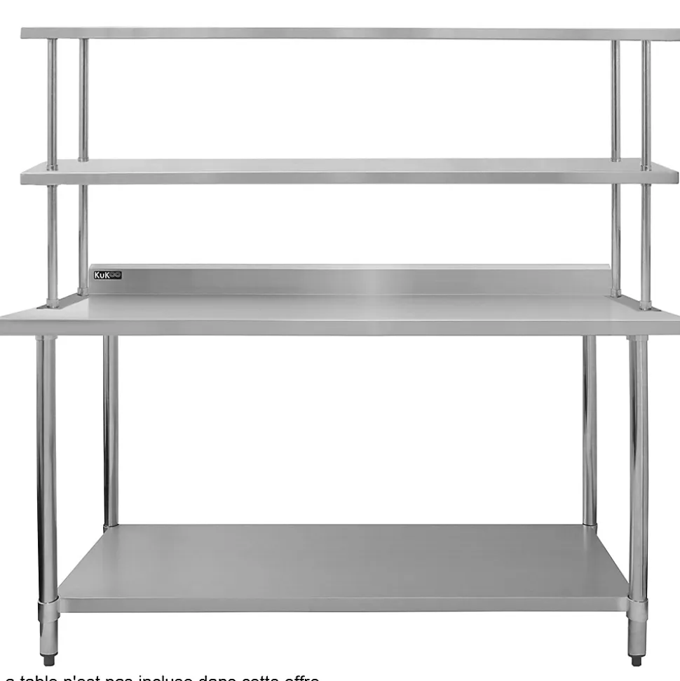 Kukoo Étagère d'Appoint à 2 Niveaux - 180 cm