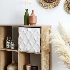 Lot 2 de cubes de rangement pliable losange