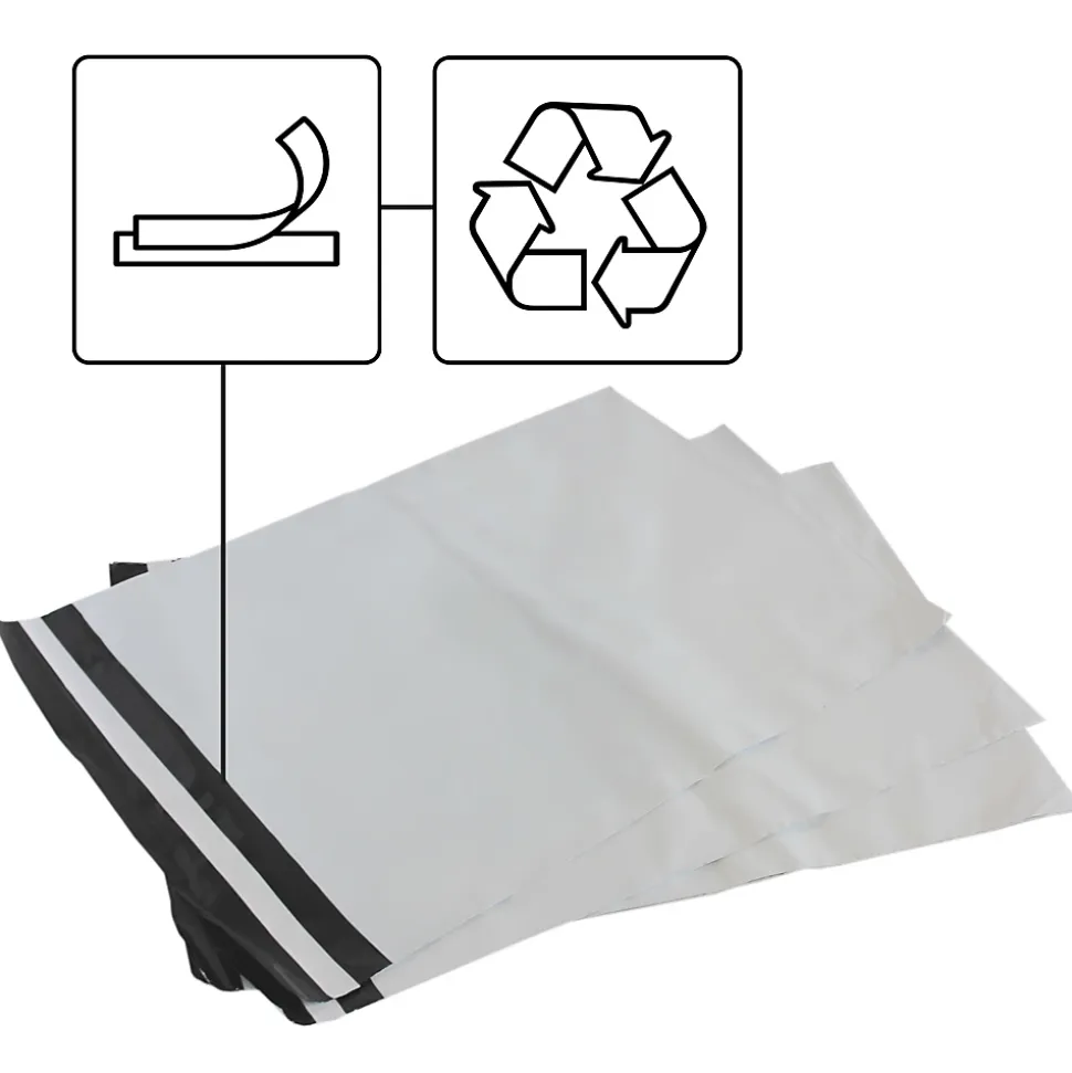 Lot 120 enveloppes pour expédition - 27 x 30 cm - Fermeture adhésive - Opaques, étanches et indéchirables