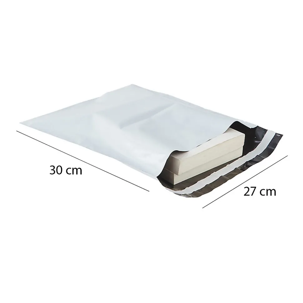 Lot 120 enveloppes pour expédition - 27 x 30 cm - Fermeture adhésive - Opaques, étanches et indéchirables