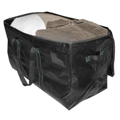 Lot 4 Grands Sacs Déménagement Recyclé - Rangement Et Transport Ultra Résistant - Réutilisable - Poignées Solides - 100L