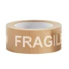 Lot 6 rouleaux ruban adhésif kraft "Fragile" pour emballage et déménagement - 50 m - 1 dévidoir offert - Qualité Premium