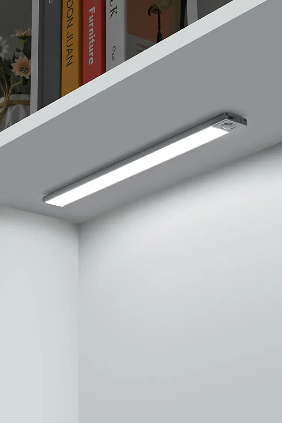 Lot de 2 Barre LED Ultra slim à détection de mouvement 70 lumen 30 cm