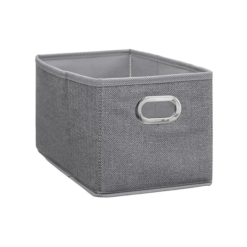 Lot de 12 Boites de rangement en tissu avec poignée