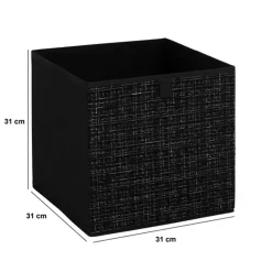 Lot de 2 boites de rangement TWEED