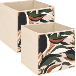 Lot de 2 boites de rangement LAURIA