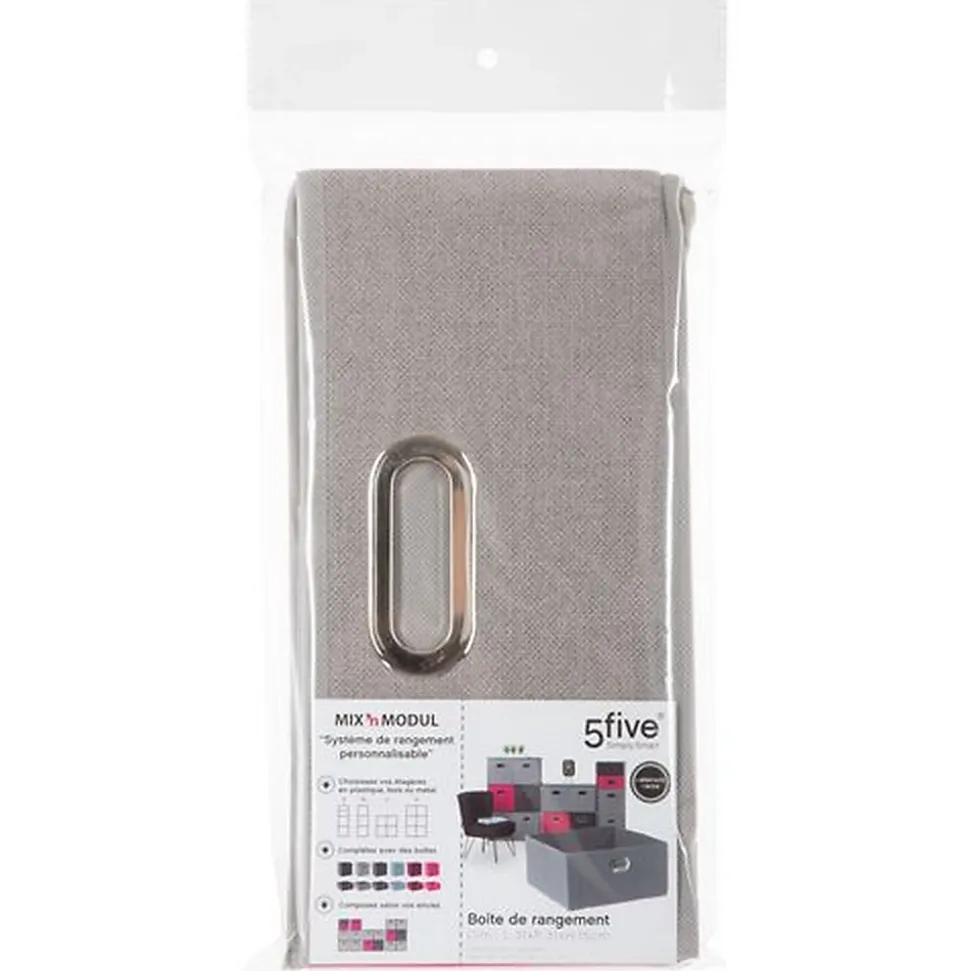 Lot de 2 Boites de rangement en tissu