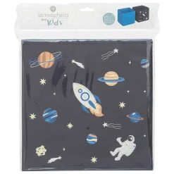 Lot de 2 boites de rangement Espace en tissu
