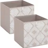 Lot de 2 boites de rangement BOHEMA